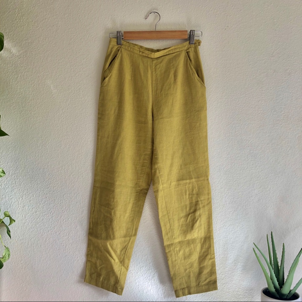 UO Renewal Linen Cotton High Waist Pants
